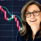 “Cathie Wood of Ark Invest buys Amazon, Robinhood, and Coinbase amid market volatility”