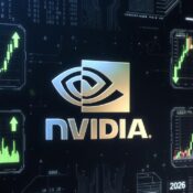 "NVDA stock price chart analysis for 2026 forecast and long term AI investment outlook"