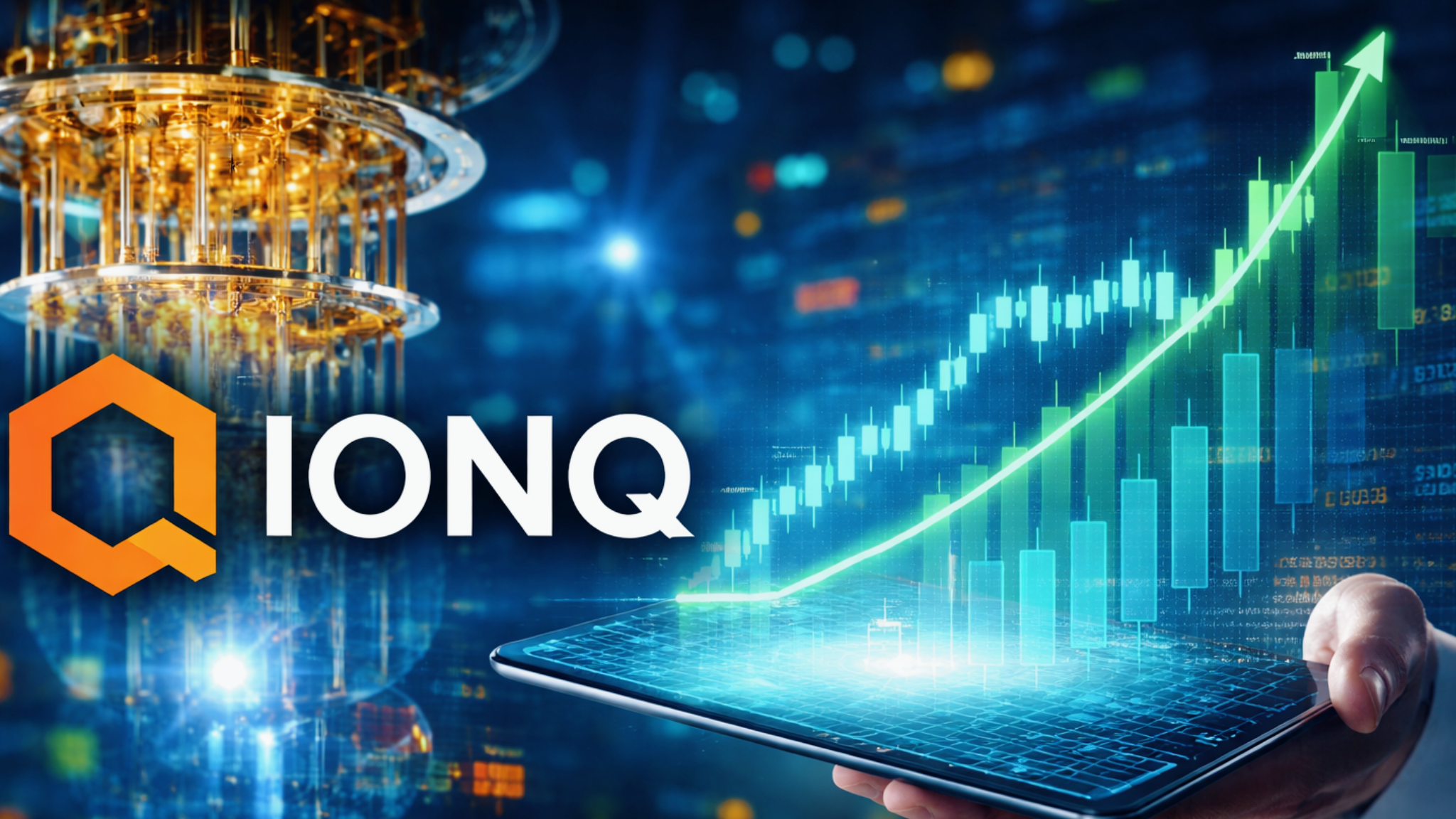 "IonQ stock analysis quantum computing investment chart"