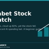 Alphabet Stock to Watch, revenue up 24 percent and cloud up 82 percent as shares fell on AI spending, MoneyMind Finance market analysis banner
