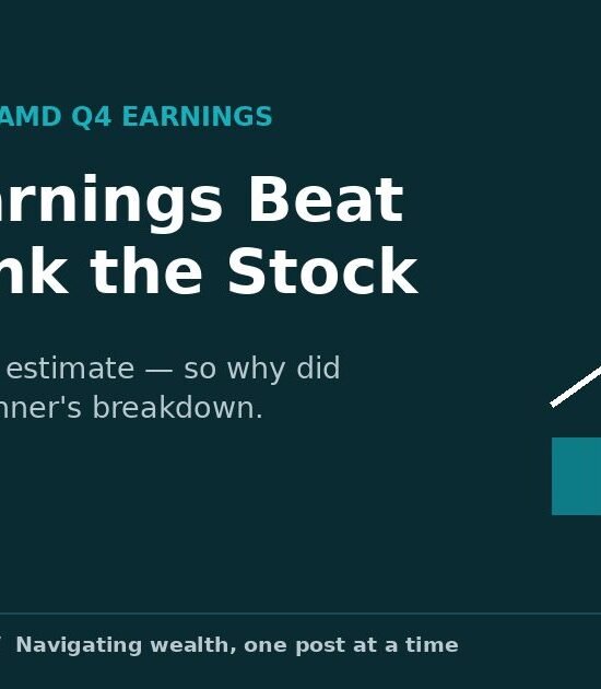 AMD Q4 Earnings: Strong Results, Surprising Stock Reaction