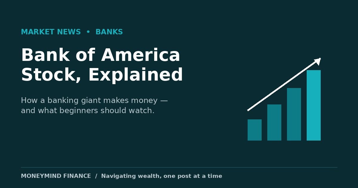 Bank of America stock explained for beginners, MoneyMind Finance market analysis banner