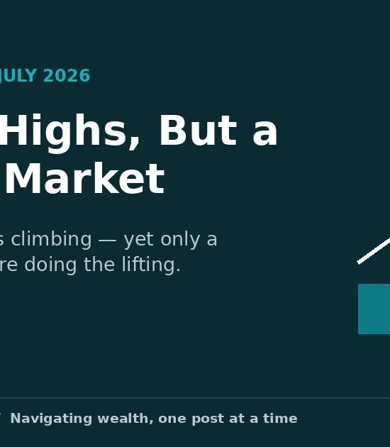 Market Breadth: Why Record Highs Rest on a Few Stocks