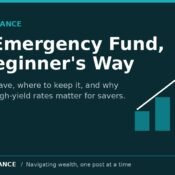 Emergency fund savings guide for beginners — MoneyMind Finance market analysis banner