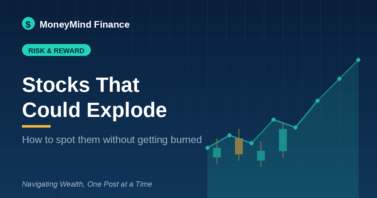 Stocks that could explode - how to spot high-upside stocks without getting burned, MoneyMind Finance market analysis banner