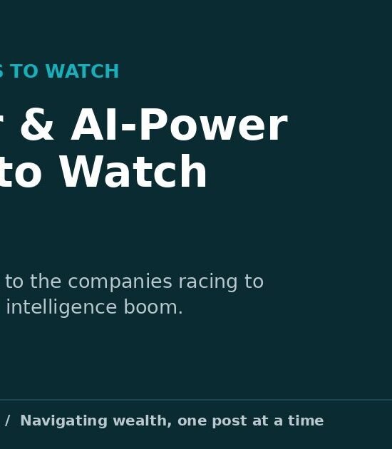 Nuclear & AI-Power Stocks With Potential in 2026