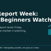 Jobs Report Week banner: MoneyMind Finance market analysis banner