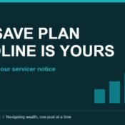 Dark teal MoneyMind Finance banner reading THE SAVE PLAN DEADLINE IS YOURS with the line 90 days from your servicer notice and five ascending teal bars topped by an upward arrow, MoneyMind Finance market analysis banner